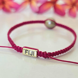 READY TO SHIP Unisex Woven Civa Fiji Pearl Bracelet - FJD$