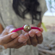 READY TO SHIP Unisex Woven Civa Fiji Pearl Bracelet - FJD$