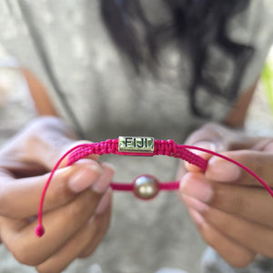 READY TO SHIP Unisex Woven Civa Fiji Pearl Bracelet - FJD$