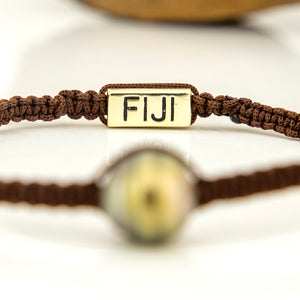 READY TO SHIP Unisex Woven Civa Fiji Pearl Bracelet - FJD$