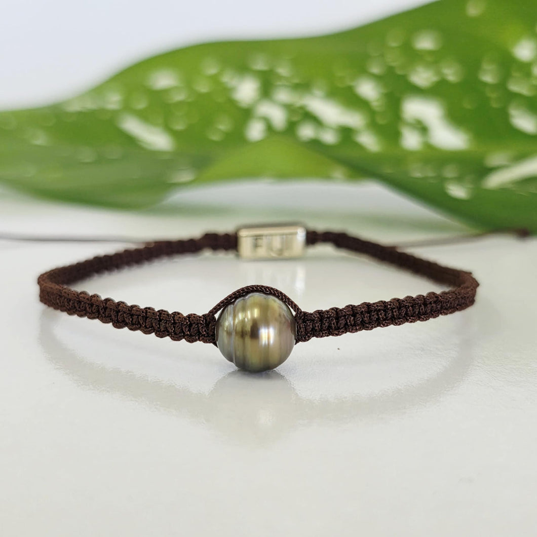 READY TO SHIP Unisex Woven Civa Fiji Pearl Bracelet - FJD$