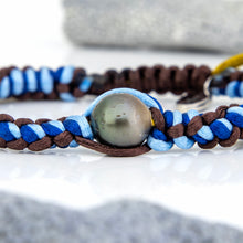 Load image into Gallery viewer, READY TO SHIP Unisex Woven Civa Fiji Pearl Bracelet - FJD$
