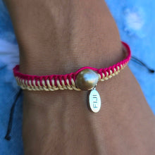 Load image into Gallery viewer, READY TO SHIP Unisex Woven Civa Fiji Pearl Bracelet - FJD$
