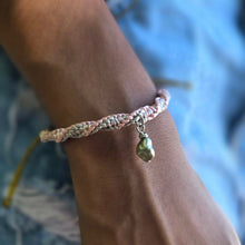 Load image into Gallery viewer, READY TO SHIP Unisex Woven Civa Fiji Pearl Bracelet - FJD$
