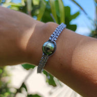 READY TO SHIP Unisex Woven Civa Fiji Pearl Bracelet - FJD$