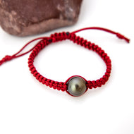 READY TO SHIP Unisex Woven Civa Fiji Pearl Bracelet - FJD$