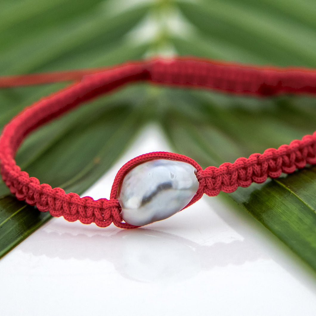 READY TO SHIP Unisex Woven Civa Fiji Pearl Bracelet - FJD$