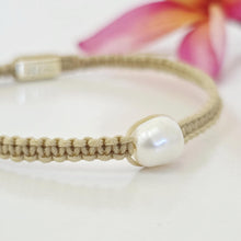 Load image into Gallery viewer, READY TO SHIP Unisex Woven Freshwater Pearl Bracelet - FJD$
