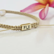 Load image into Gallery viewer, READY TO SHIP Unisex Woven Freshwater Pearl Bracelet - FJD$
