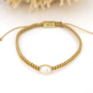 READY TO SHIP Unisex Woven Freshwater Pearl Bracelet - FJD$