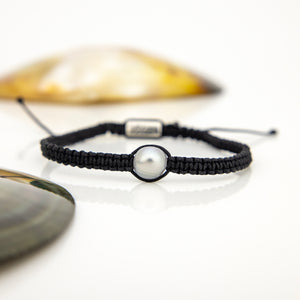 READY TO SHIP Unisex Woven Freshwater Pearl Bracelet - FJD$