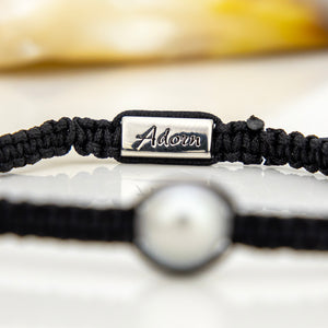 READY TO SHIP Unisex Woven Freshwater Pearl Bracelet - FJD$