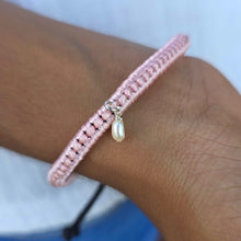 Load image into Gallery viewer, READY TO SHIP Unisex Woven Freshwater Pearl Bracelet - FJD$

