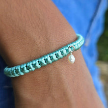 Load image into Gallery viewer, READY TO SHIP Unisex Woven Freshwater Pearl Bracelet - FJD$
