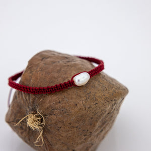 READY TO SHIP Freshwater Pearl Bracelet - Nylon FJD$