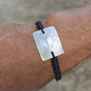 READY TO SHIP Unisex Mother of Pearl Nylon Bracelet - FJD$