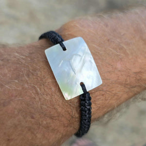READY TO SHIP Unisex Mother of Pearl Nylon Bracelet - FJD$