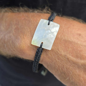 READY TO SHIP Unisex Mother of Pearl Nylon Bracelet - FJD$