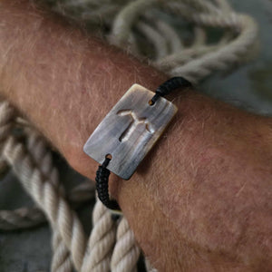 READY TO SHIP Unisex Mother of Pearl Nylon Bracelet - FJD$