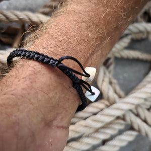 READY TO SHIP Unisex Mother of Pearl Nylon Bracelet - FJD$