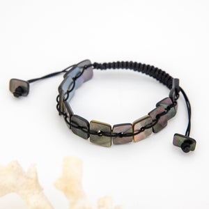 READY TO SHIP Unisex Mother of Pearl Nylon Bracelet - FJD$