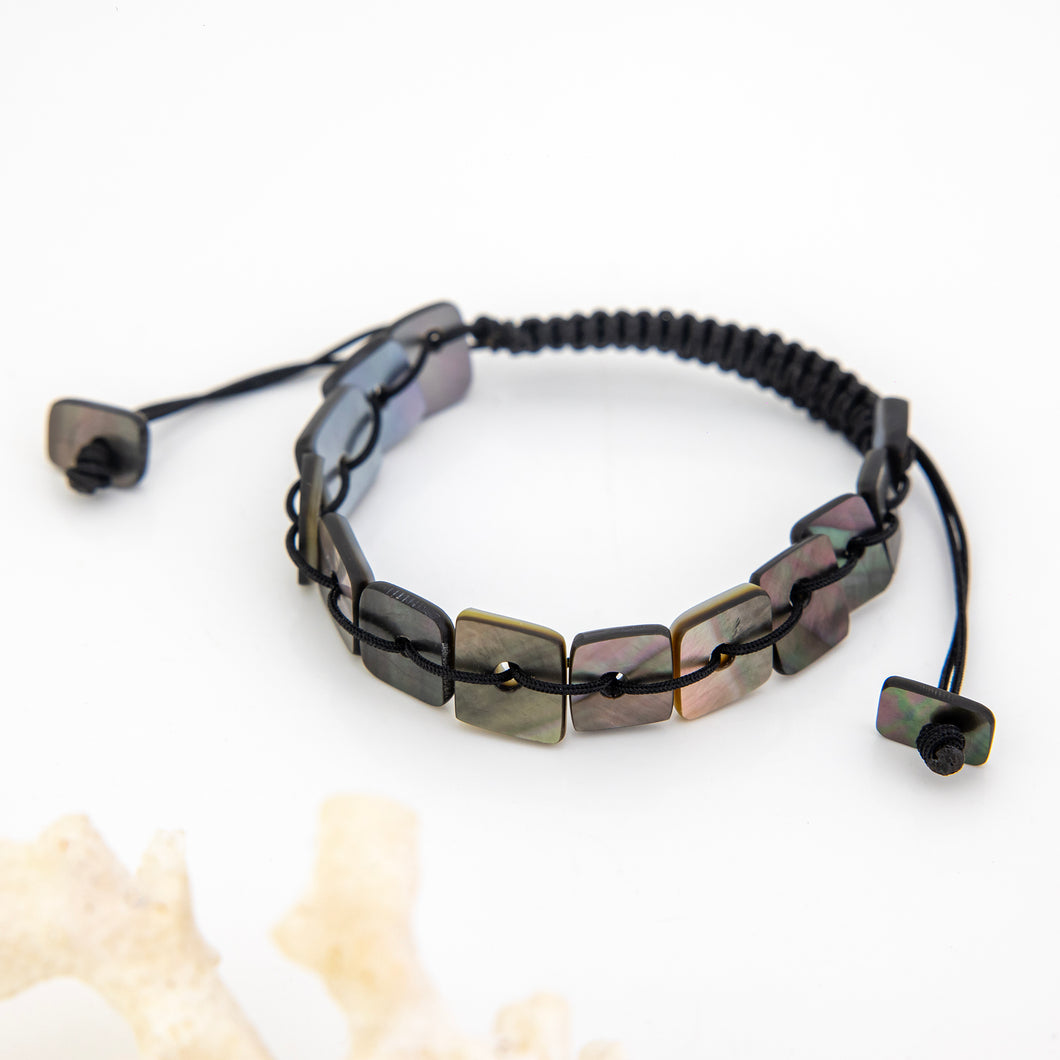 READY TO SHIP Unisex Mother of Pearl Nylon Bracelet - FJD$