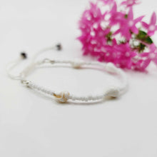 Load image into Gallery viewer, READY TO SHIP Shell &amp; Bead Adjustable Bracelet - FJD$
