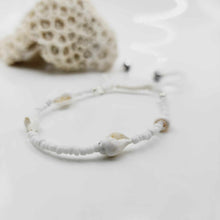 Load image into Gallery viewer, READY TO SHIP Shell &amp; Bead Adjustable Bracelet - FJD$

