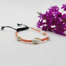 Load image into Gallery viewer, READY TO SHIP Shell &amp; Bead Adjustable Bracelet - FJD$
