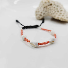 Load image into Gallery viewer, READY TO SHIP Shell &amp; Bead Adjustable Bracelet - FJD$
