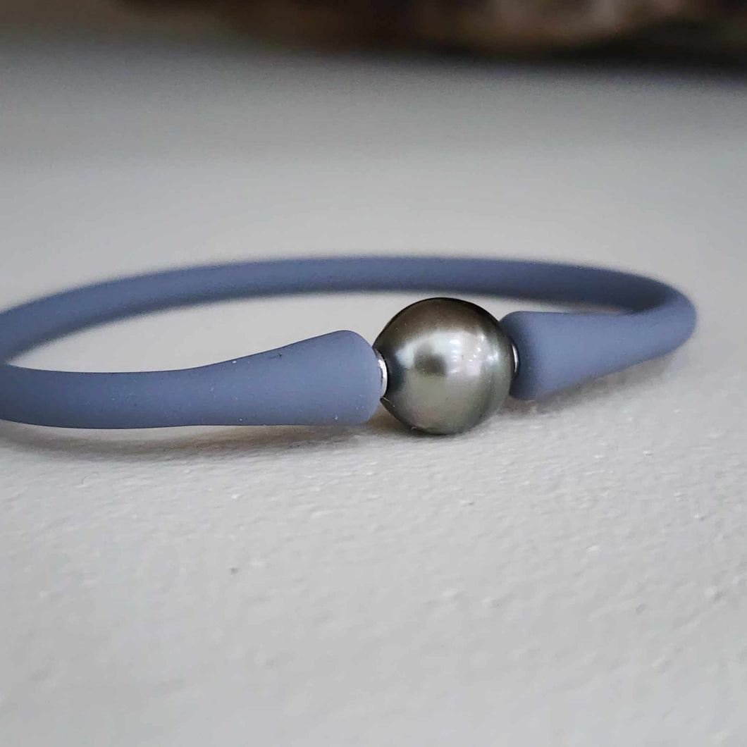 READY TO SHIP Unisex Civa Fiji Pearl Bracelet - Soft Stretch Rubber FJD$