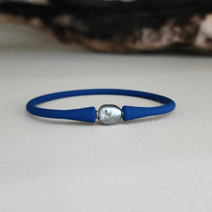 READY TO SHIP Unisex Civa Fiji Pearl Bracelet - Soft Stretch Rubber FJD$