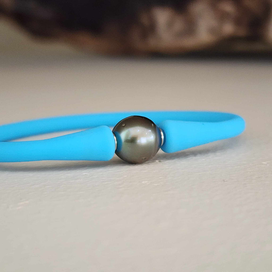 READY TO SHIP Unisex Civa Fiji Pearl Bracelet - Soft Stretch Rubber FJD$