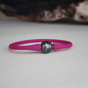 READY TO SHIP Unisex Civa Fiji Pearl Bracelet - Soft Stretch Rubber FJD$