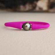 READY TO SHIP Unisex Civa Fiji Pearl Bracelet - Soft Stretch Rubber FJD$