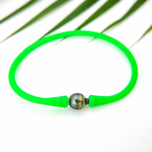READY TO SHIP Unisex Civa Fiji Pearl Bracelet - Soft Stretch Rubber FJD$