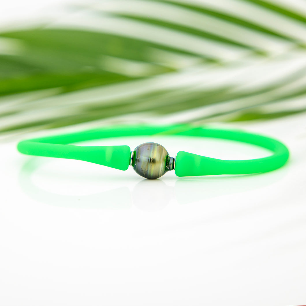 READY TO SHIP Unisex Civa Fiji Pearl Bracelet - Soft Stretch Rubber FJD$
