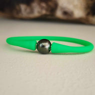 READY TO SHIP Unisex Civa Fiji Pearl Bracelet - Soft Stretch Rubber FJD$