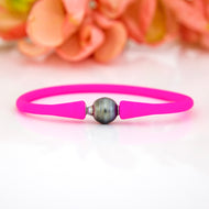 READY TO SHIP Unisex Civa Fiji Pearl Bracelet - Soft Stretch Rubber FJD$
