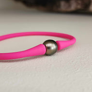 READY TO SHIP Unisex Civa Fiji Pearl Bracelet - Soft Stretch Rubber FJD$