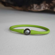 READY TO SHIP Unisex Civa Fiji Pearl Bracelet - Soft Stretch Rubber FJD$
