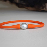 READY TO SHIP Unisex Civa Fiji Pearl Bracelet - Soft Stretch Rubber FJD$