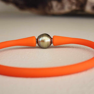 READY TO SHIP Unisex Civa Fiji Pearl Bracelet - Soft Stretch Rubber FJD$
