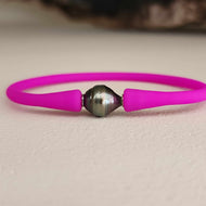 READY TO SHIP Unisex Civa Fiji Pearl Bracelet - Soft Stretch Rubber FJD$