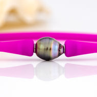 READY TO SHIP Unisex Civa Fiji Pearl Bracelet - Soft Stretch Rubber FJD$