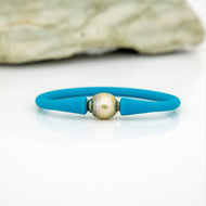 READY TO SHIP Unisex Civa Fiji Pearl Bracelet - Soft Stretch Rubber FJD$