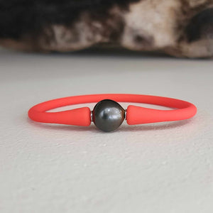 READY TO SHIP Unisex Civa Fiji Pearl Bracelet - Soft Stretch Rubber FJD$