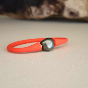 READY TO SHIP Unisex Civa Fiji Pearl Bracelet - Soft Stretch Rubber FJD$