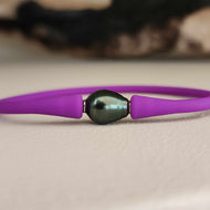 READY TO SHIP Unisex Civa Fiji Pearl Bracelet - Soft Stretch Rubber FJD$