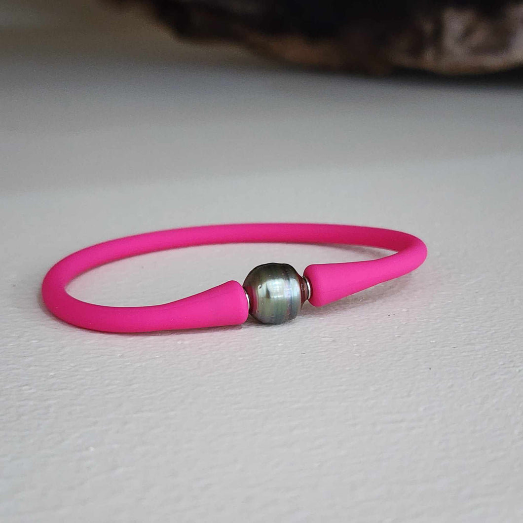 WHOLESALE Unisex Civa Fiji Pearl Bracelet - Soft Stretch Rubber FJD$